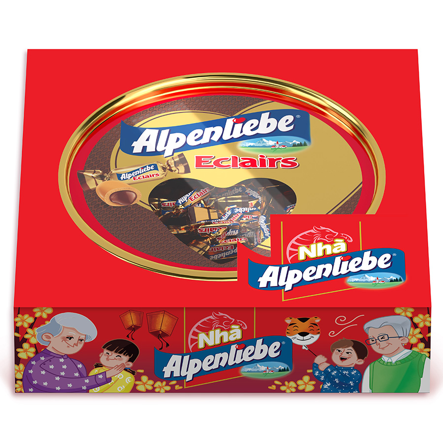 Hộp Kẹo Alpenliebe Éclair Sôcôla Tết 2022 (Hộp 270g)