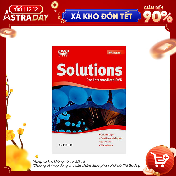 [Hàng thanh lý miễn đổi trả] Solutions (2E) Pre-Intermediate DVD-ROM