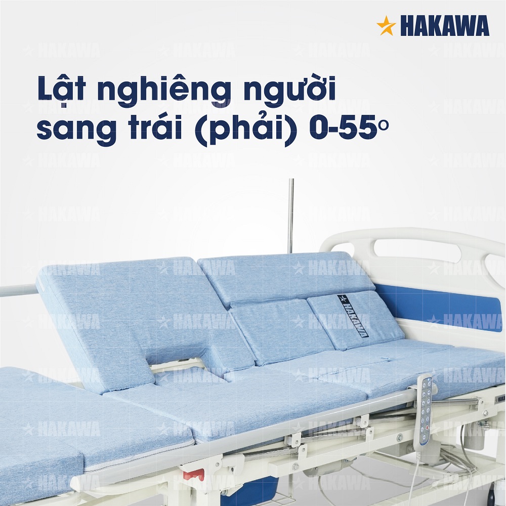 GIƯỜNG BỆNH Y TẾ CAO CẤP ĐIỀU KHIỂN BẰNG REMOTE HAKAWA HK-D95 - HÀNG CHÍNH HÃNG