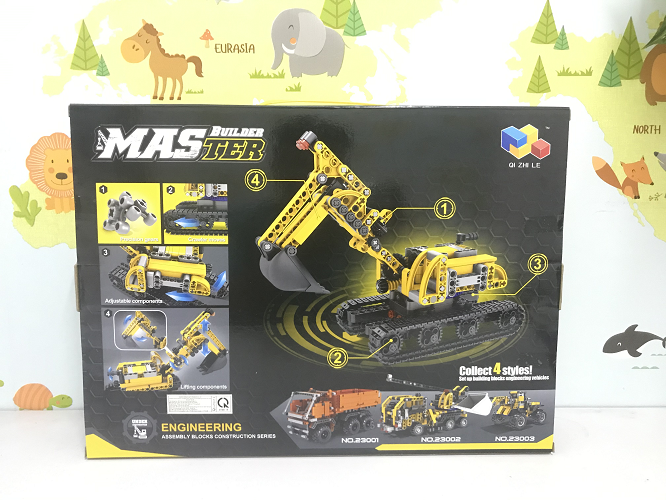 Hộp lắp ráp xe cào MASTER BUILDER 441 chi tiết