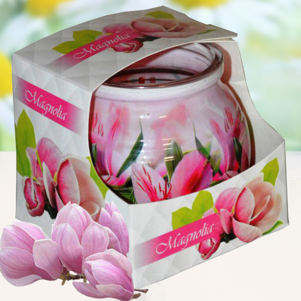 Ly nến thơm tinh dầu Admit Magnolia 85g QT01889 - hoa mộc lan