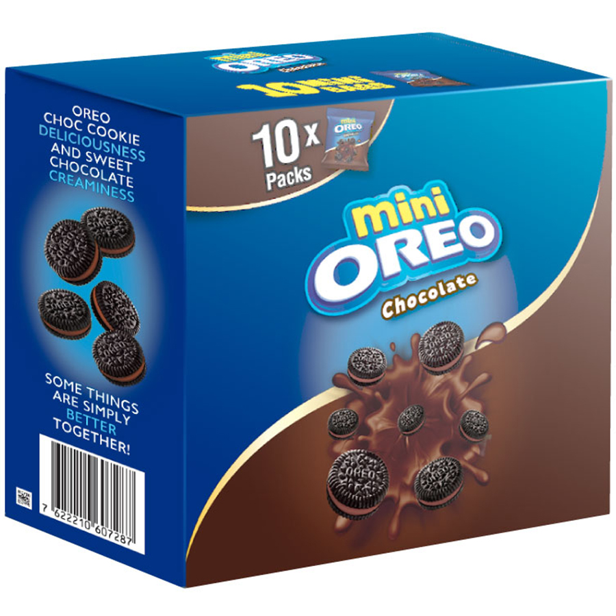 Combo 2 Hộp Bánh Quy OREO Mini Vị Socola 2x204g