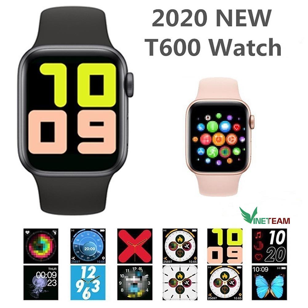 Đồng Hồ Thông Minh Chống Nước , Đồng Hồ Thông Minh SMART WATCH VINETTEAM T600 ,Kết Nối Bluetooth ,Chống Nước IP67, Nghe Gọi Za.lo, Theo Dõi Sức Khỏe Tương Thích Điện Thoại IOS, ANDROID Phiên Bản Mới-4374- Hàng Chính Hãng