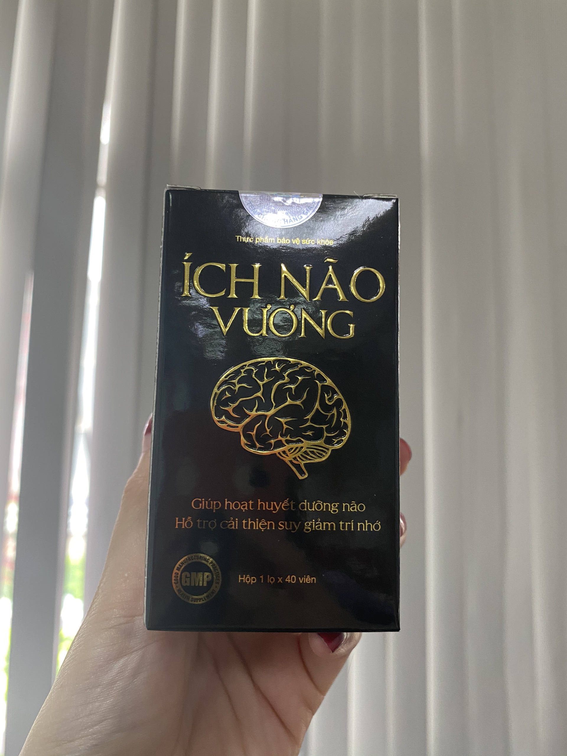 Ích Não Vương - Cải thiện suy nhược thần kinh, suy giảm trí nhớ - Lọ 40 viên