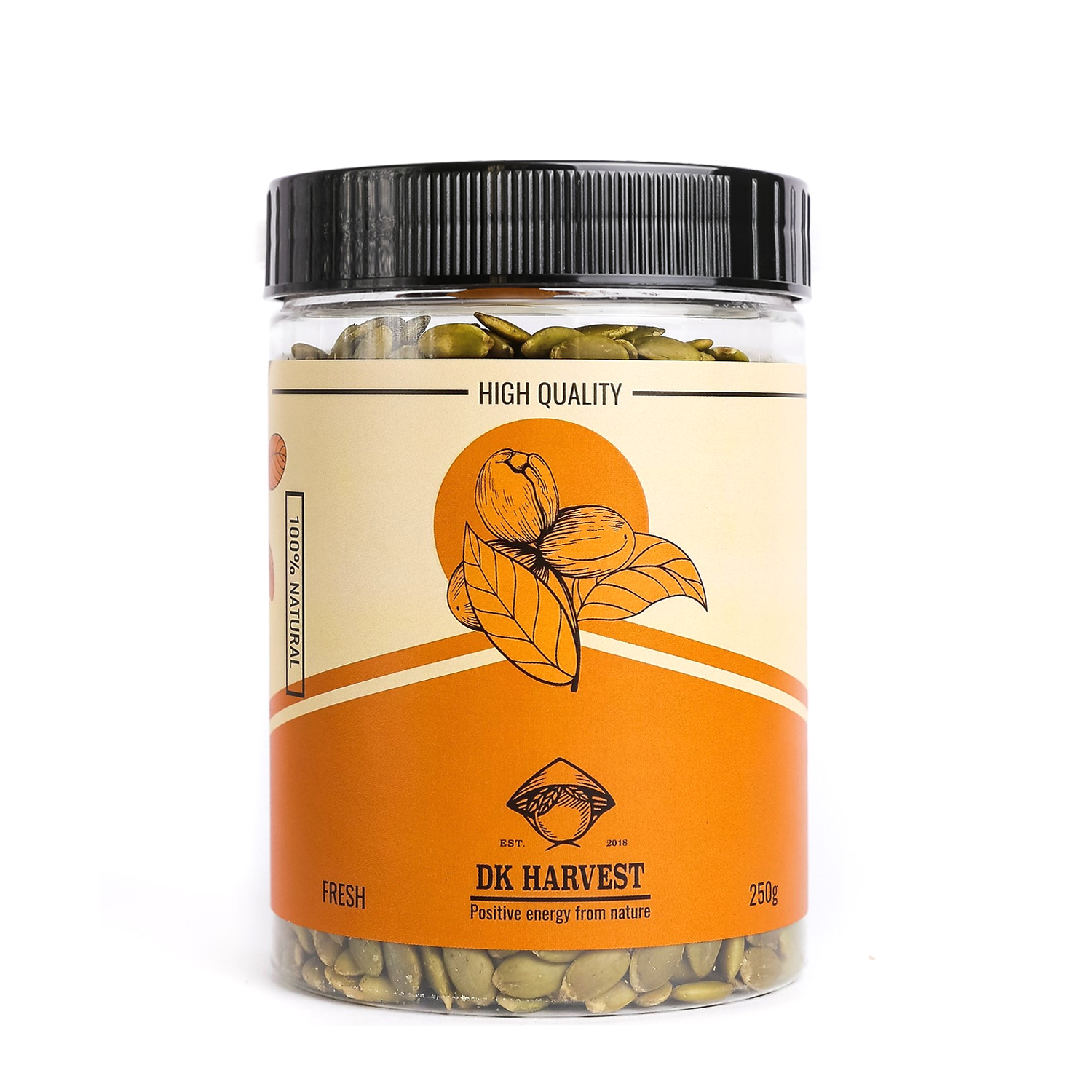 Hạt Bí Xanh Nhập Khẩu – DK Harvest - 100% nguyên chất và không ướp muối - 250g, 500g