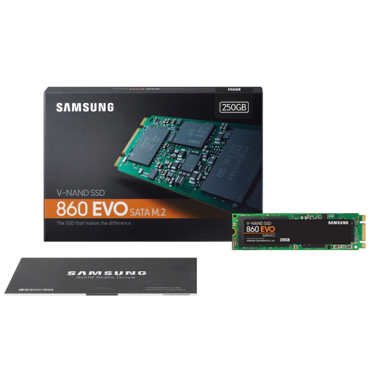 Ổ Cứng SSD Sata III M.2 2280 250GB Samsung 860 Evo MZ-N6E250BW - Hàng Chính Hãng