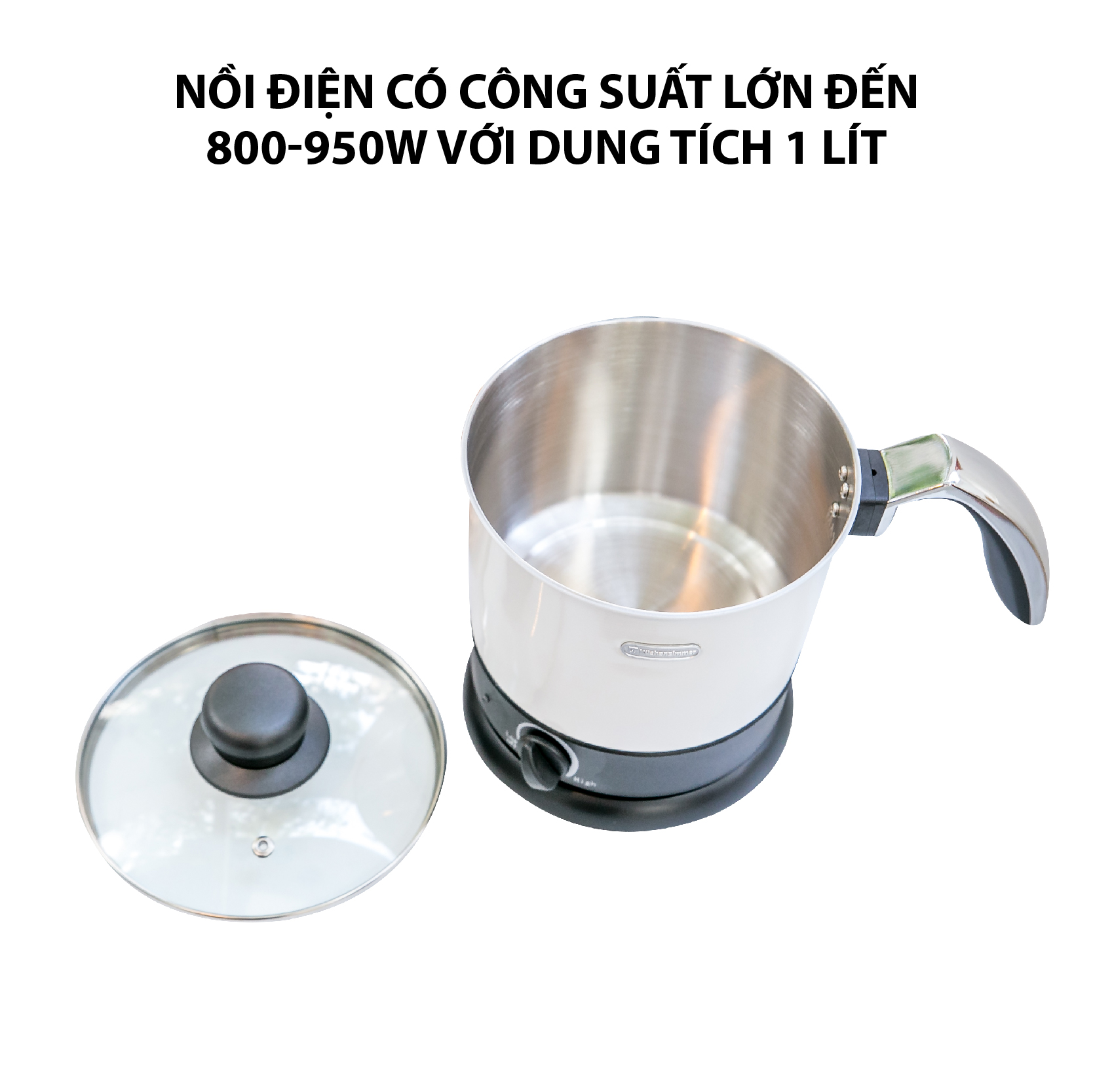 Ca Nấu Đa Năng Kuchenzimmer 3000211 (1L) - Trắng - Hàng chính hãng