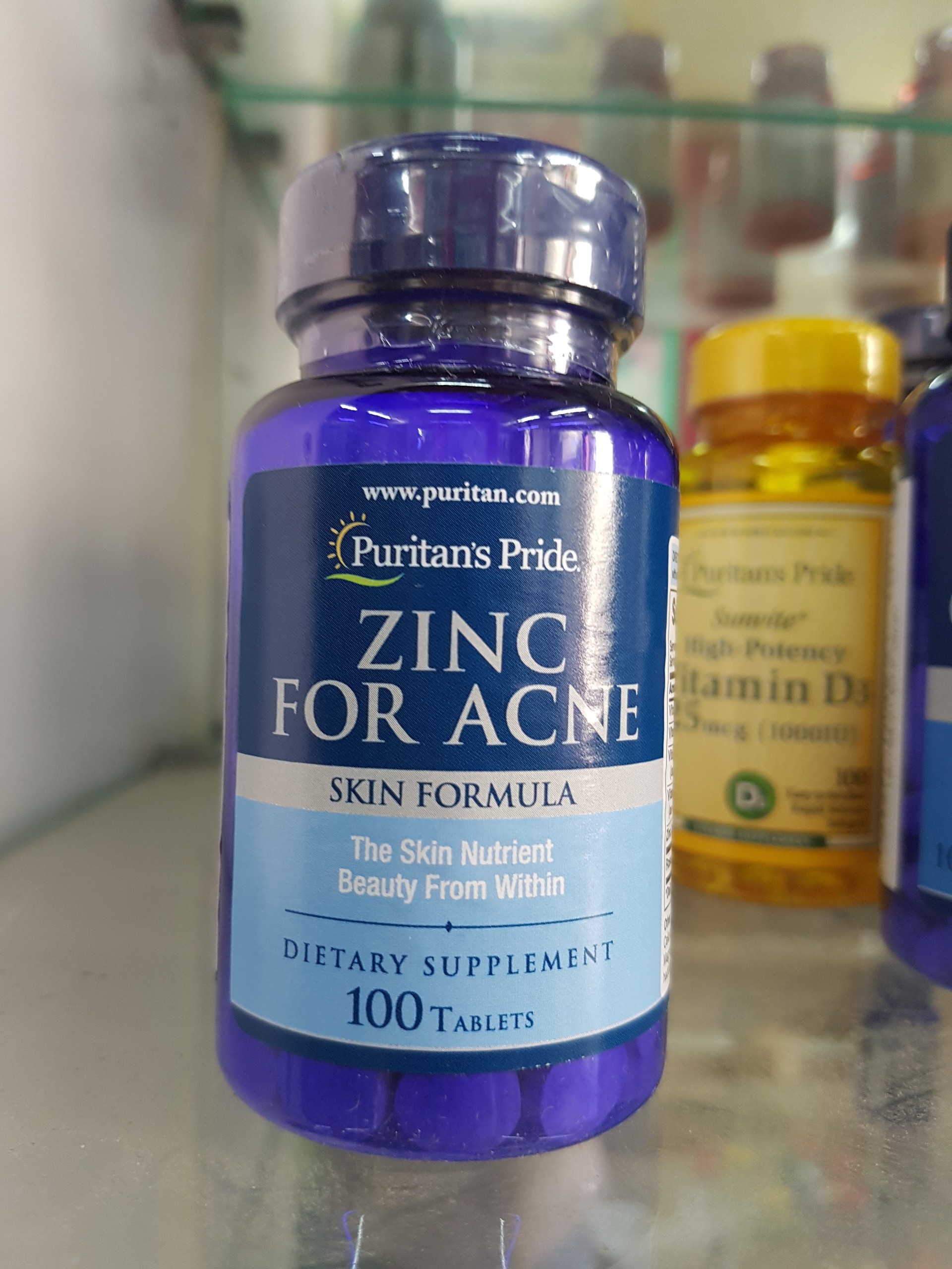 Thực phẩm bảo vệ sức khỏe Kẽm hỗ trợ trị mụn - Zinc for Acne