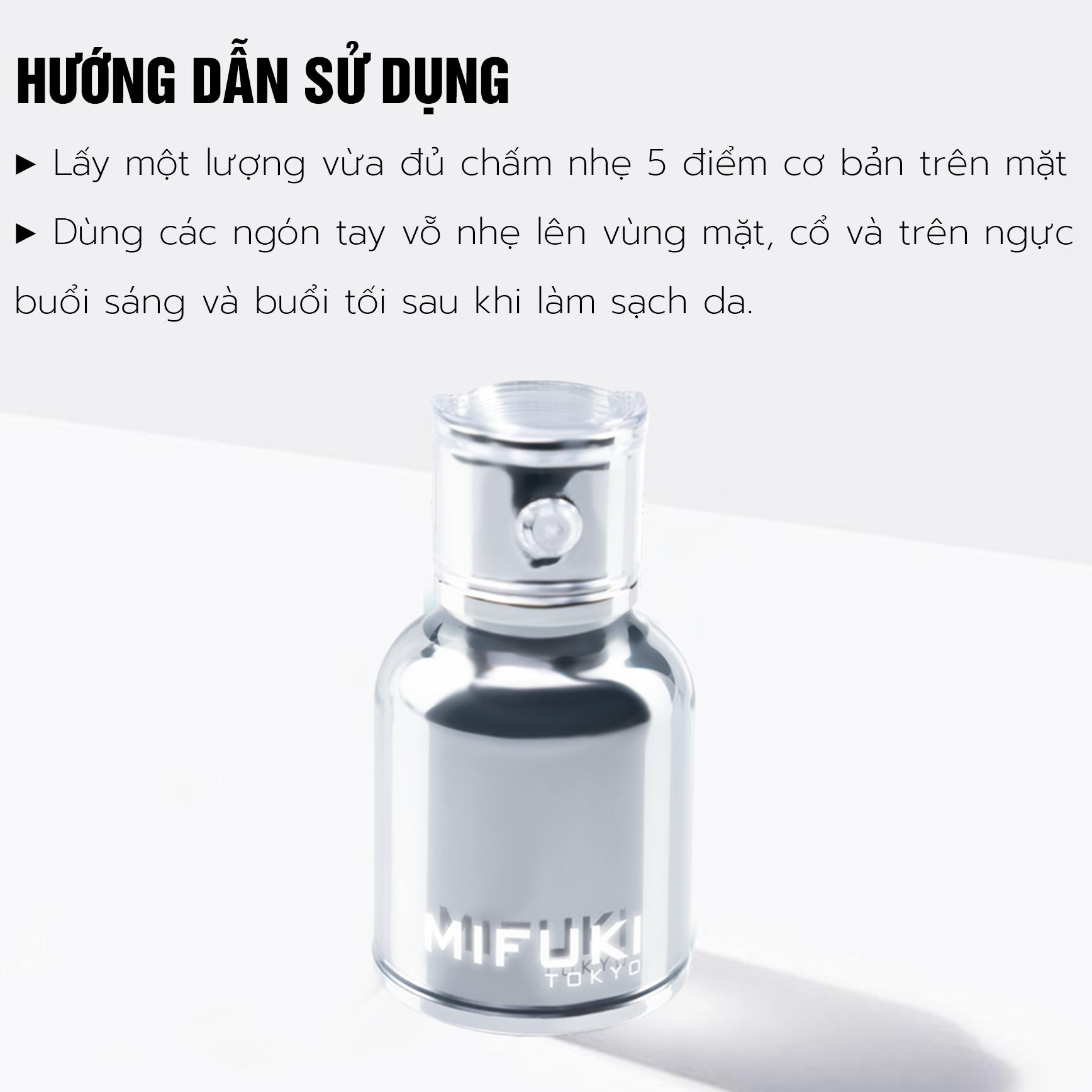 DƯỠNG TRẮNG DA BAN NGÀY 3 TRONG 1 - TRIPLE CREAM 3 IN 1 MIFUKI (30ML)