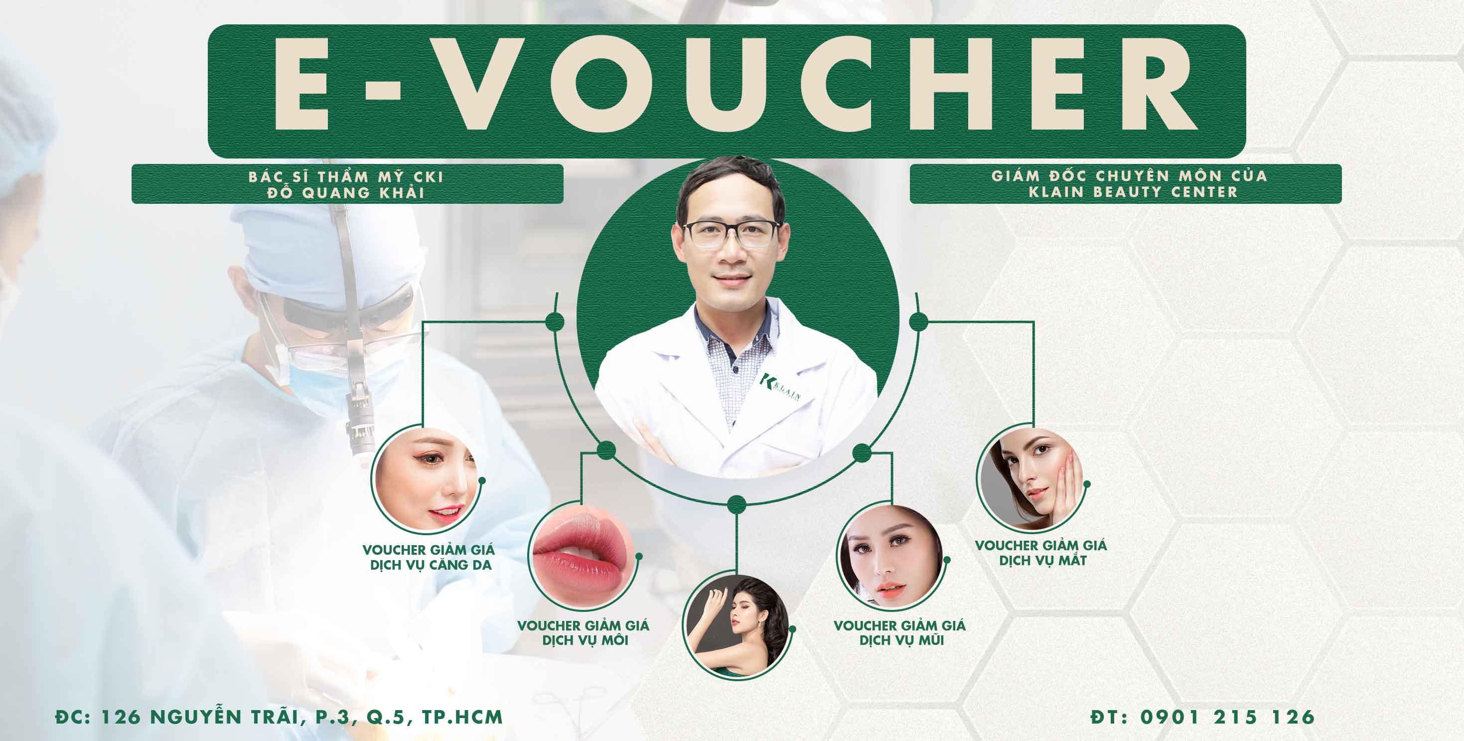 MUA E-VOUCHER – ƯU ĐÃI BẤT NGỜ | KLAIN BEAUTY CENTER - BÁC SĨ KHẢI