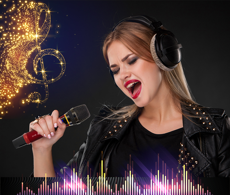 Bộ 2 Micro Karaoke Không Dây Cực Hay - Kết Nối Xa Tới 35m - Hút Âm Cực Tốt - Hát Cực Nhẹ - Hàng Chính Hãng