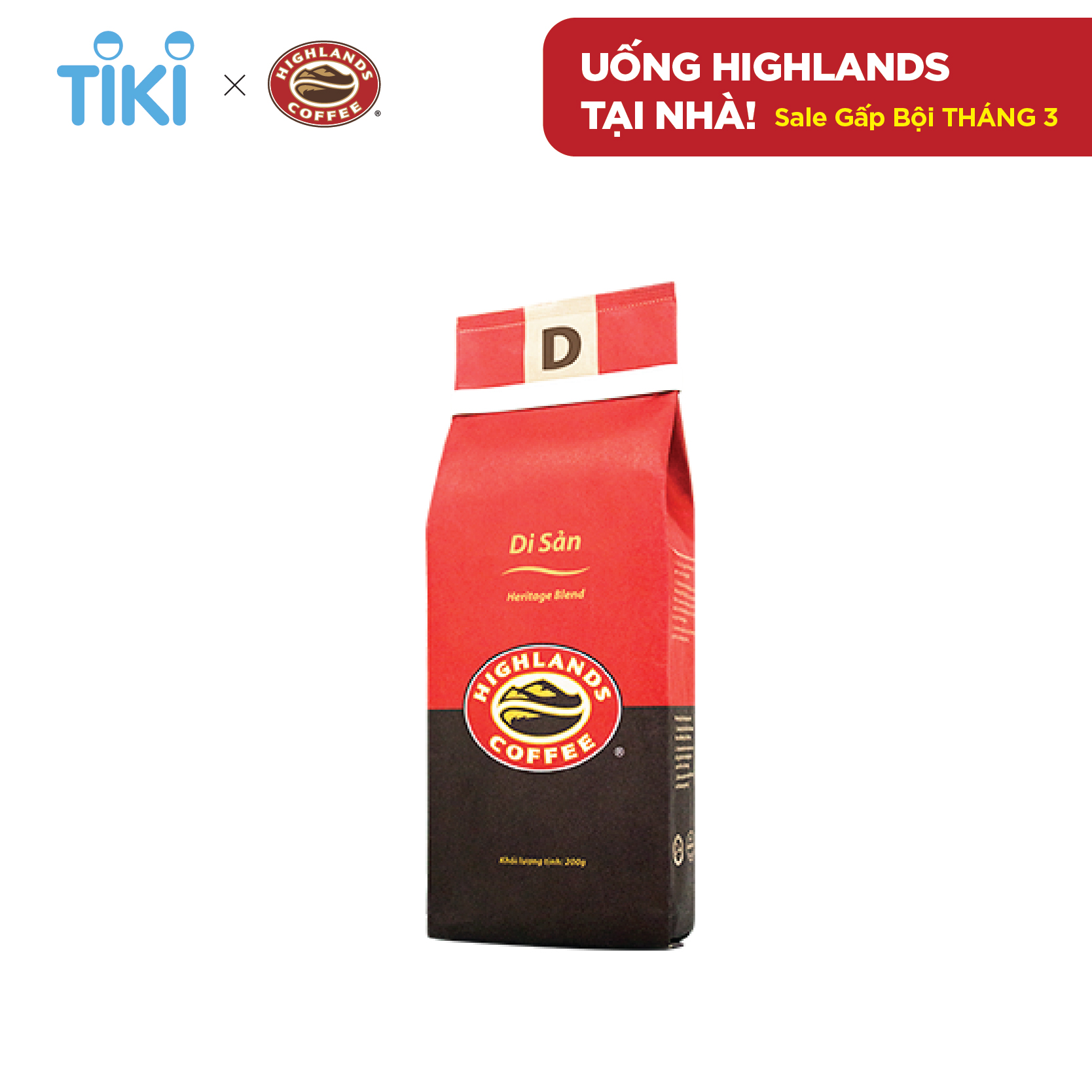 Cà Phê Rang Xay Di Sản Highlands Coffee (200g)