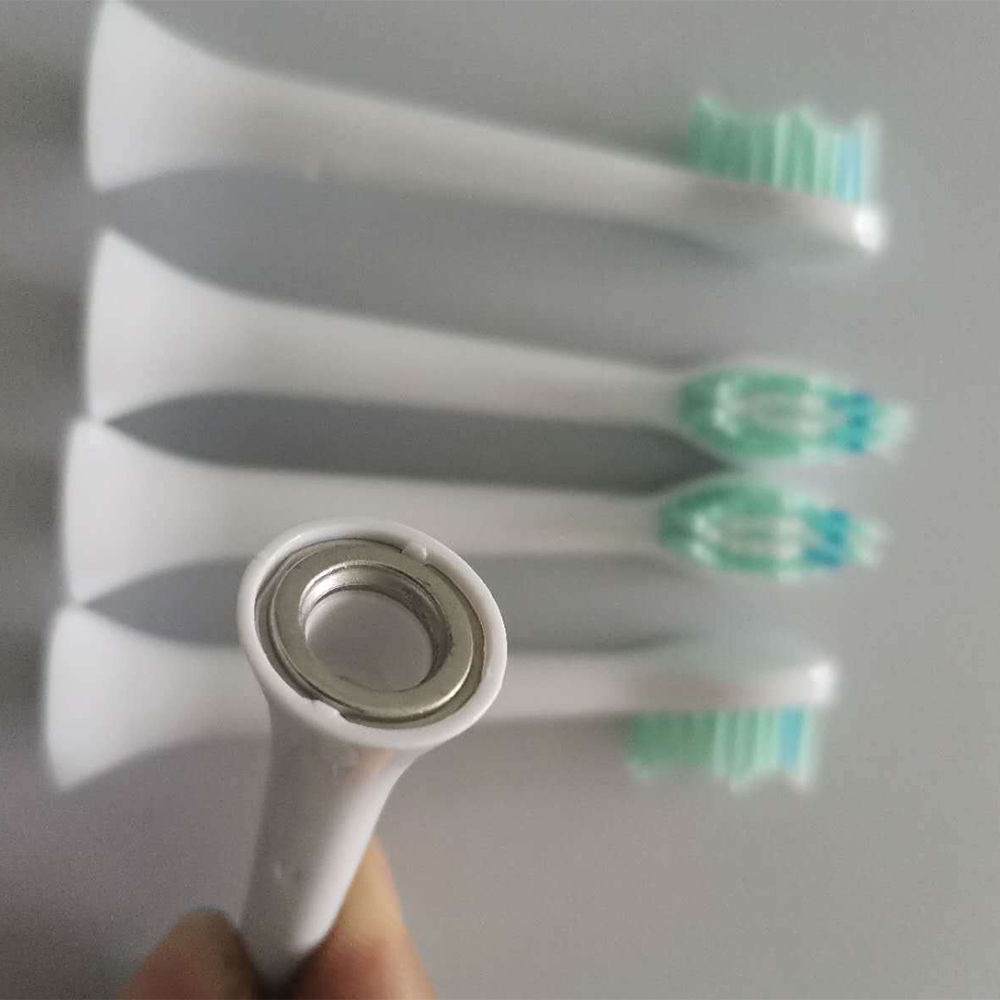 Bộ 4 đầu bàn chải đánh răng điện HX-6064 Trắng cho máy Philips Sonicare HX3, HX6, HX7, HX8, HX9, R, FlexCare +, FlexCare, HealthyWhite, HydroClean, EasyClean, DiamondClean