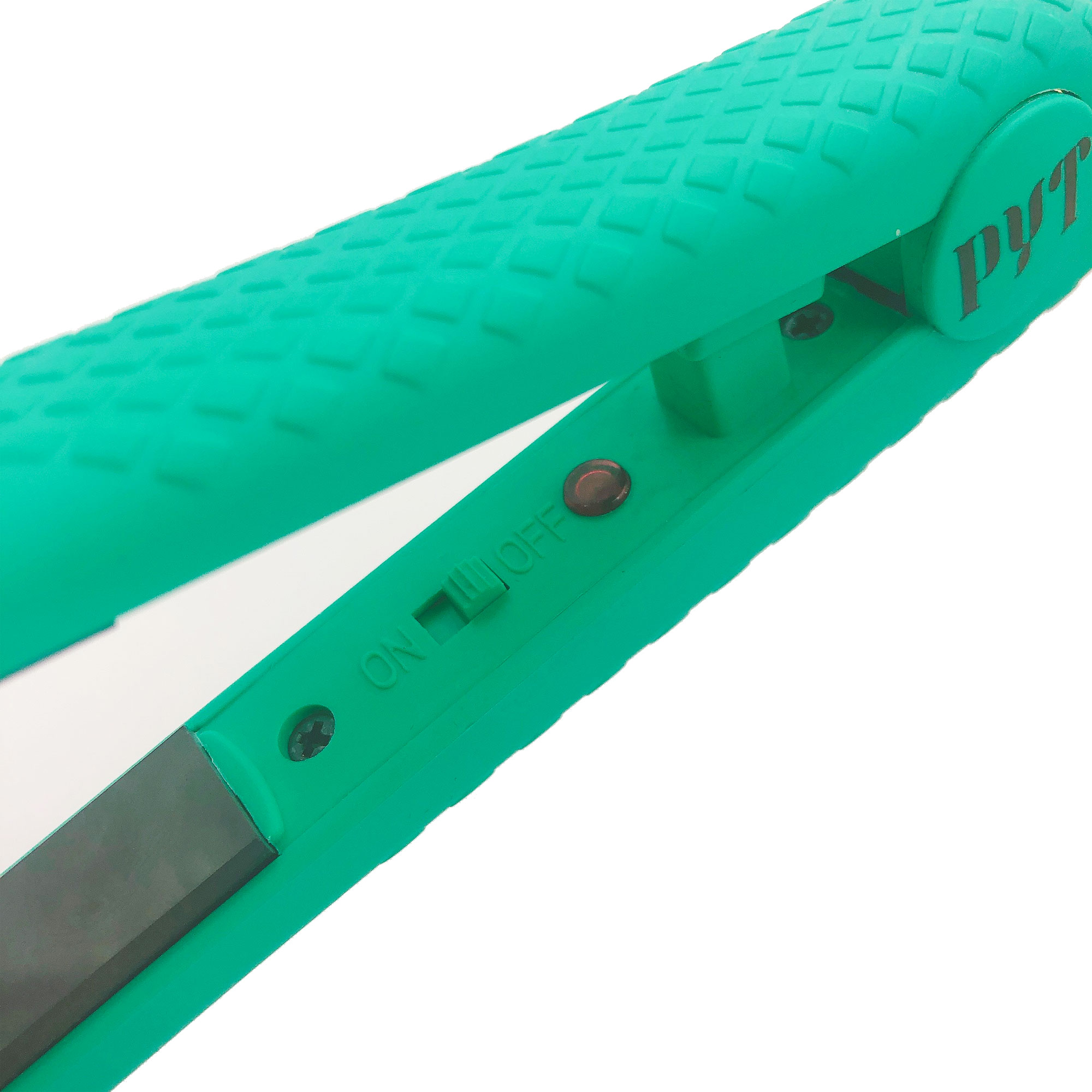 Máy Ép, Uốn Tóc Mini Lõi Sứ - Mini Ceramic Styler Turquoise PYT (Màu Xanh) - Phù Hợp Cho Du Lịch