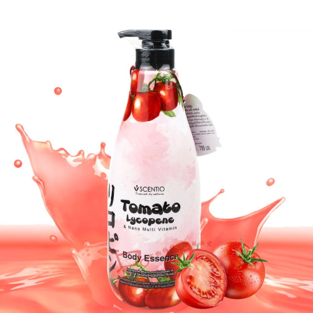 Kem Tắm Dưỡng Ẩm, Làm Mịn Và Săn Chắc Da Scentio Tomato Lycopene 700ml