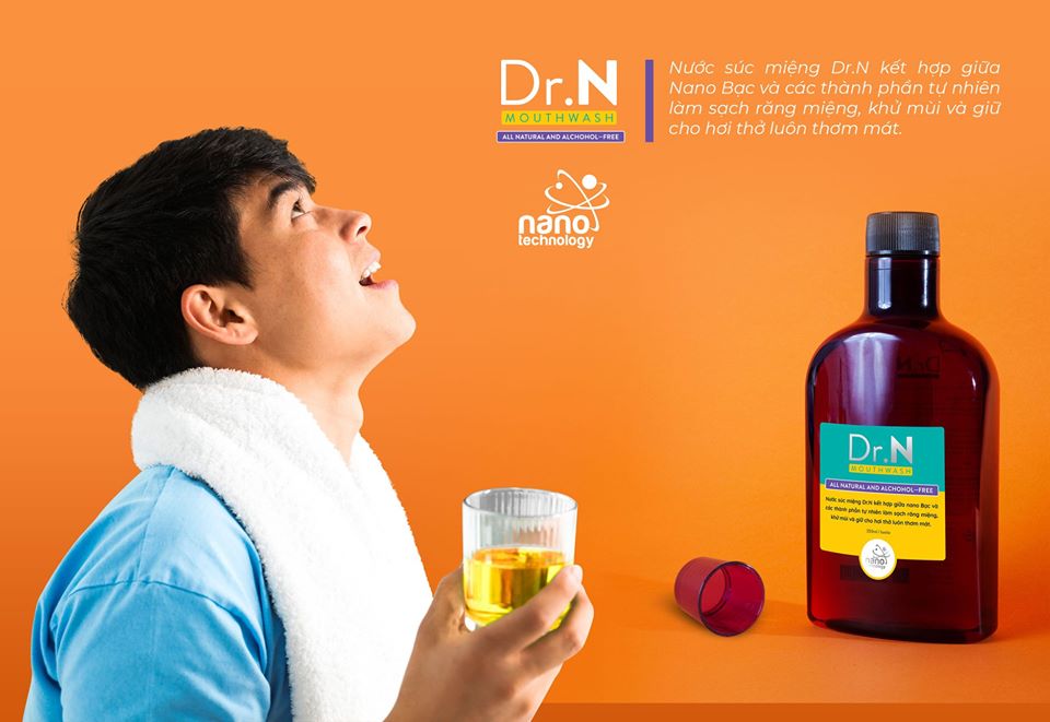 Nước Súc Miệng Nano Bạc Dr. N 350 ml/ Dr.N Mouthwash 350 ml