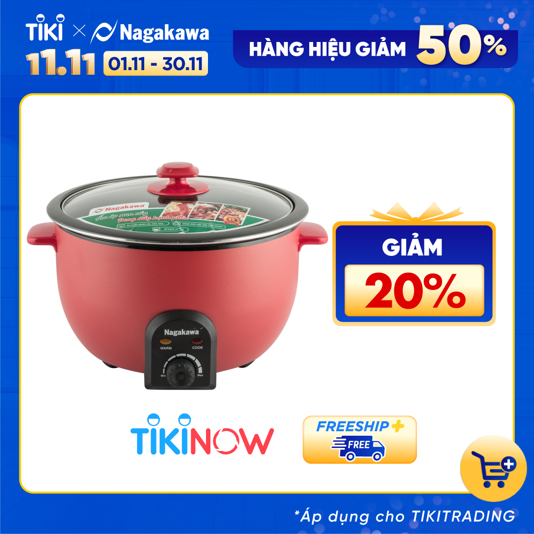 Lẩu Điện Nagakawa NAG1902 (4.0 Lít) - Hàng Chính Hãng