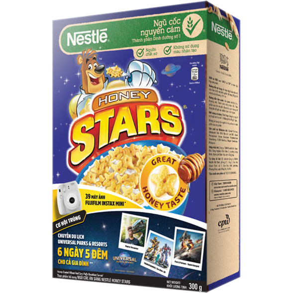 Hình ảnh Bánh Ăn Sáng Nestle HN Stars (300g)