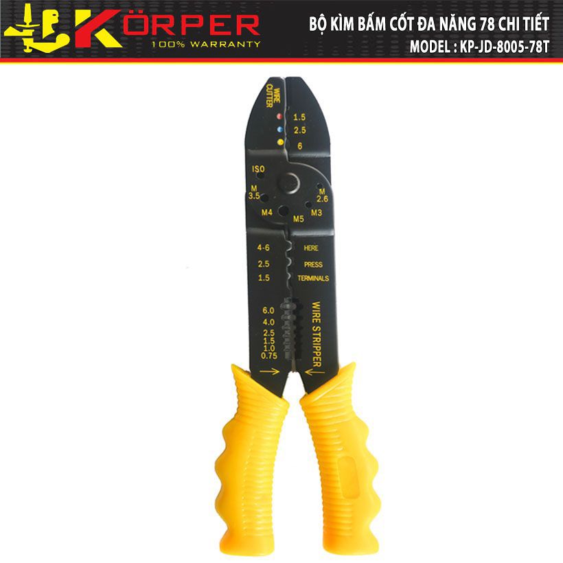 Kìm Bấm Cốt Korper KP-JD-8005-78T