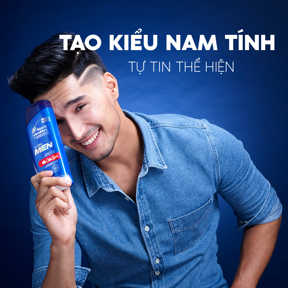 Combo 2 Dầu Gội Head &amp; Shoulders UltraMen Nước Hoa Old Spice 550ml