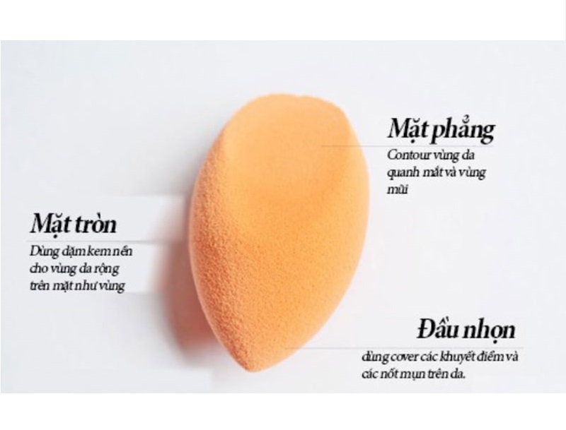 Mút Tán Nền Real Techniques 2 Miracle Complexion Sponge 2 cái