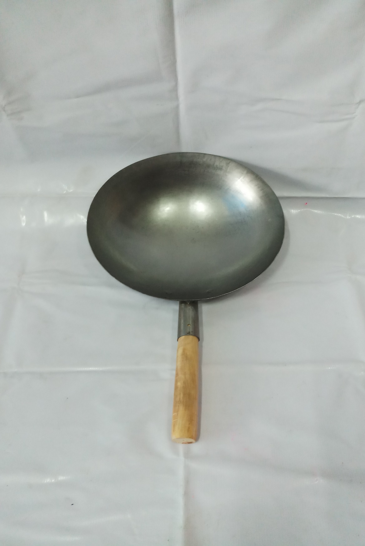 CHẢO THÉP 1 TAY CẦM CÁN GỖ CHIÊN CƠM,HỦ TIẾU XÀO,MÌ XÀO GIÒN