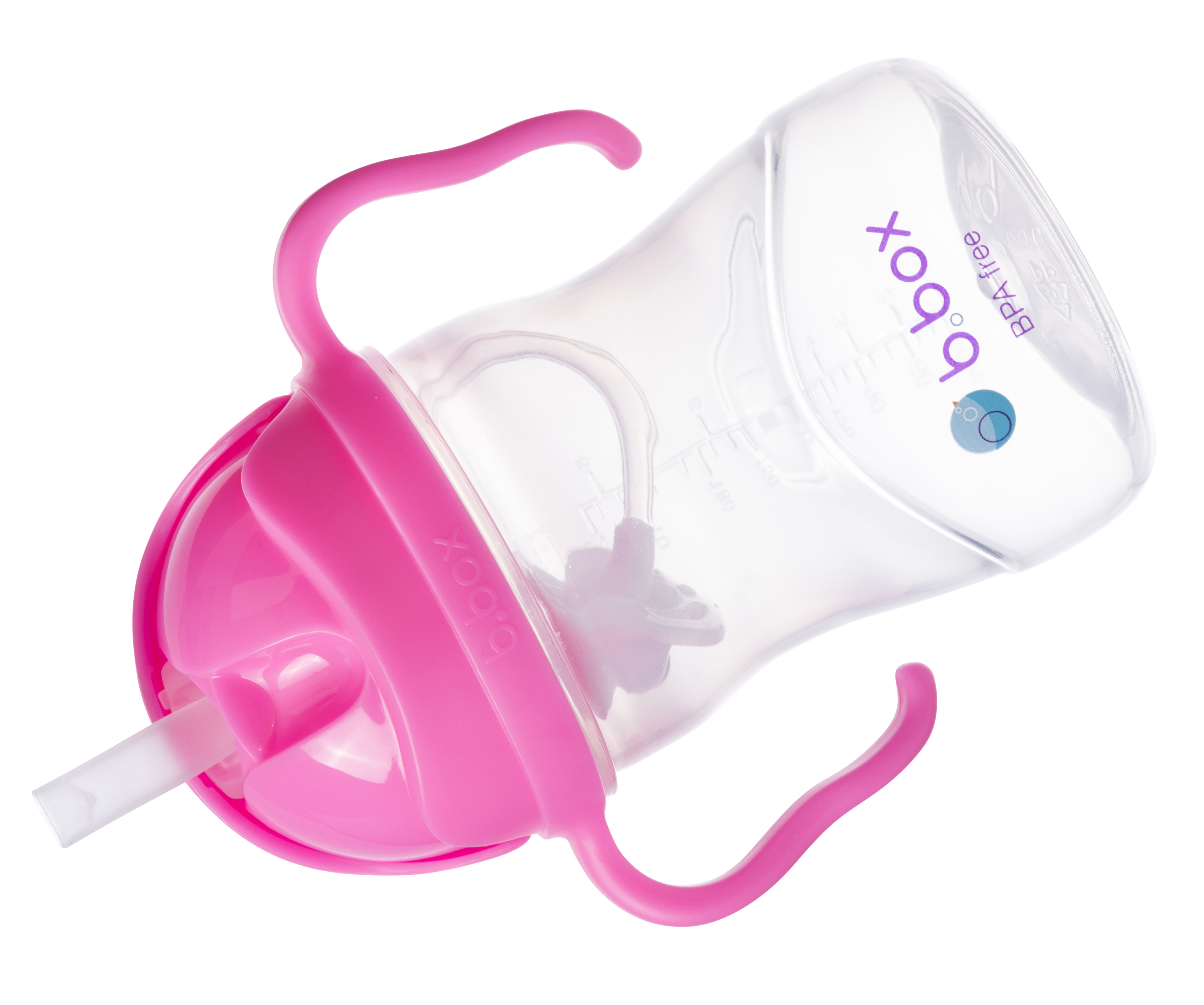 B.box Disney Bình nước 360 độ cho bé tập uống nước 240ml - Hồng Nhạt