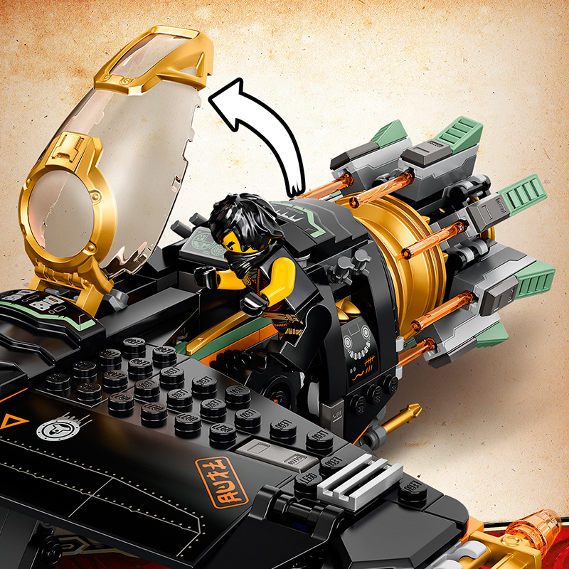 Đồ chơi LEGO Ninjago Phi Cơ Chiến Đấu Của Cole 71736