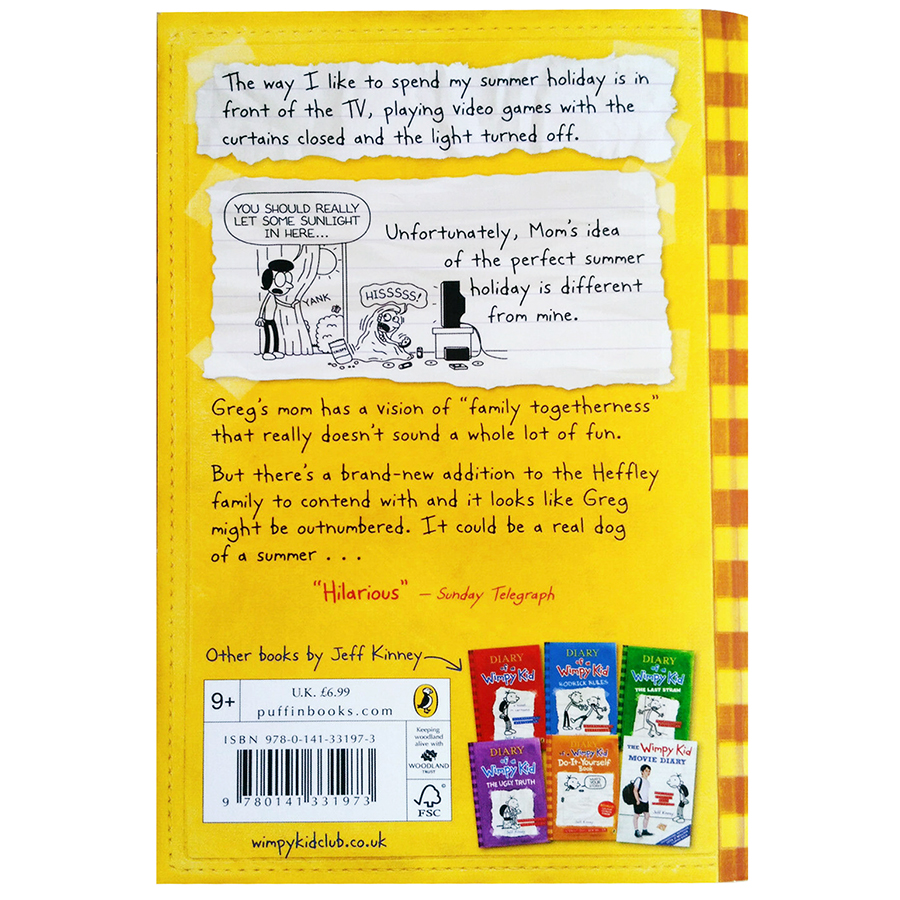 Truyện thiếu nhi tiếng Anh - Diary Of A Wimpy Kid 04 : Dog Days (Paperback)