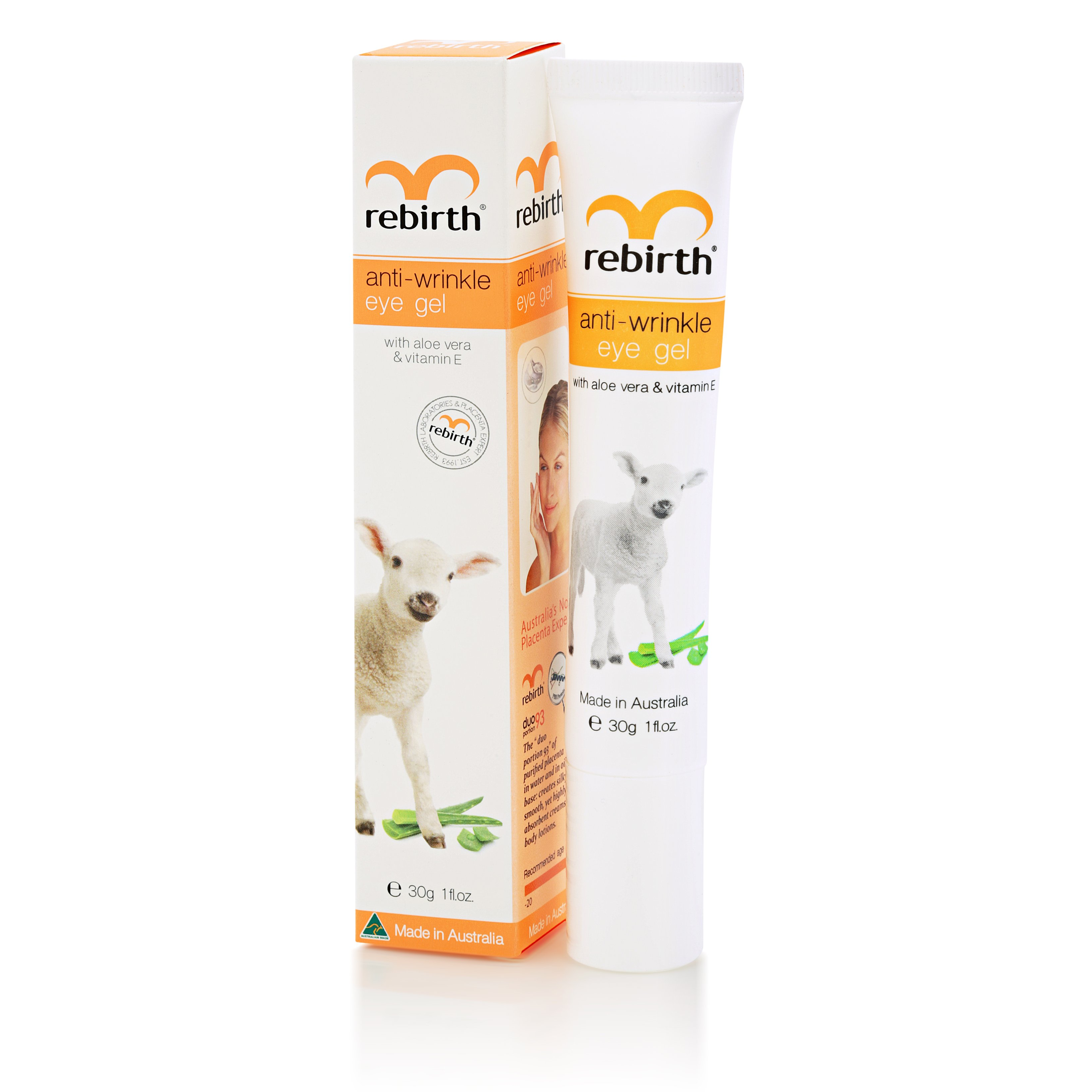 Combo 2 Gel hỗ trợ điều trị Rebirth chống nhăn và thâm quầng mắt