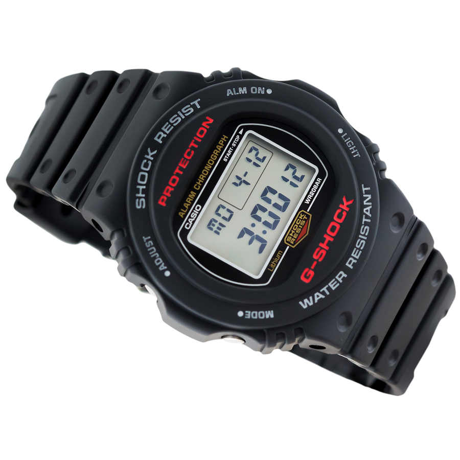 Đồng hồ nam dây nhựa Casio G-Shock chính hãng DW-5750E-1DR (45mm)