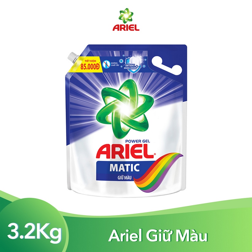 Nước Giặt Ariel Cửa Trước