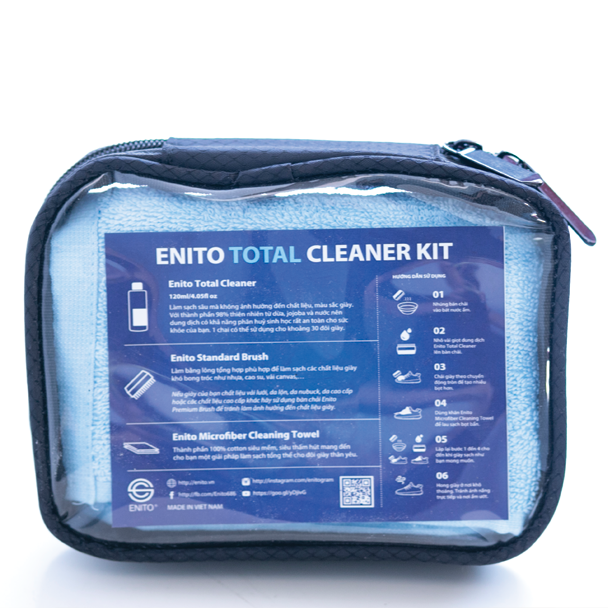 Bộ Vệ Sinh Giày Enito Total Cleaner Kit - Chuyên Dùng Để Vệ Sinh Giày Sneaker