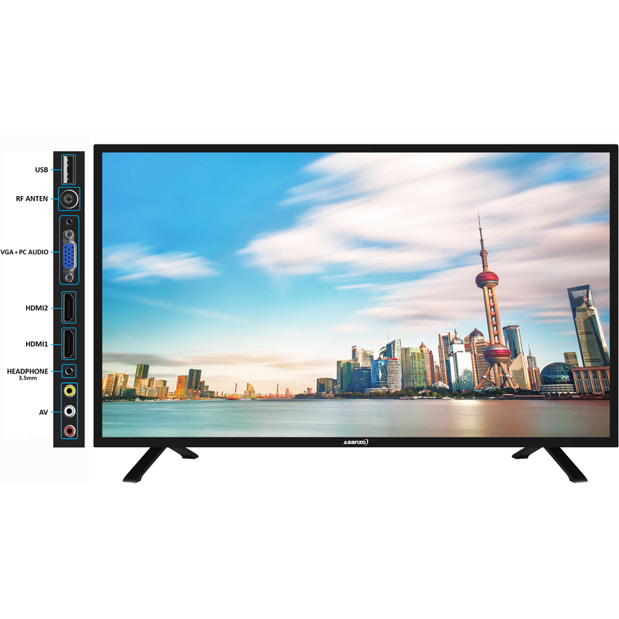 Tivi LED Asanzo 40 inch Full HD 40T550 - Hàng chính hãng