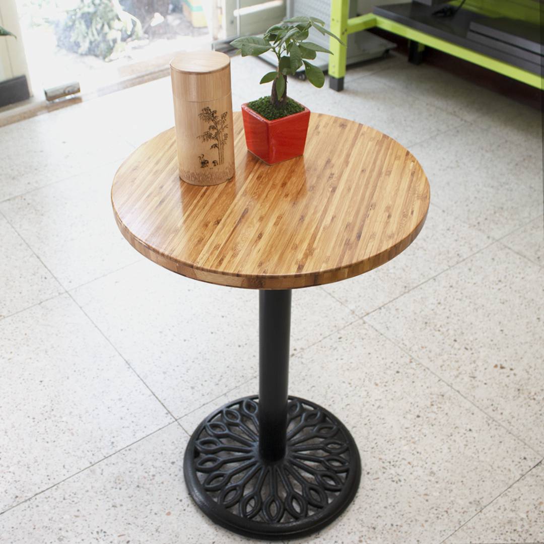 BÀN CAFE CHÂN GANG ĐÚC HIGHLAND D50