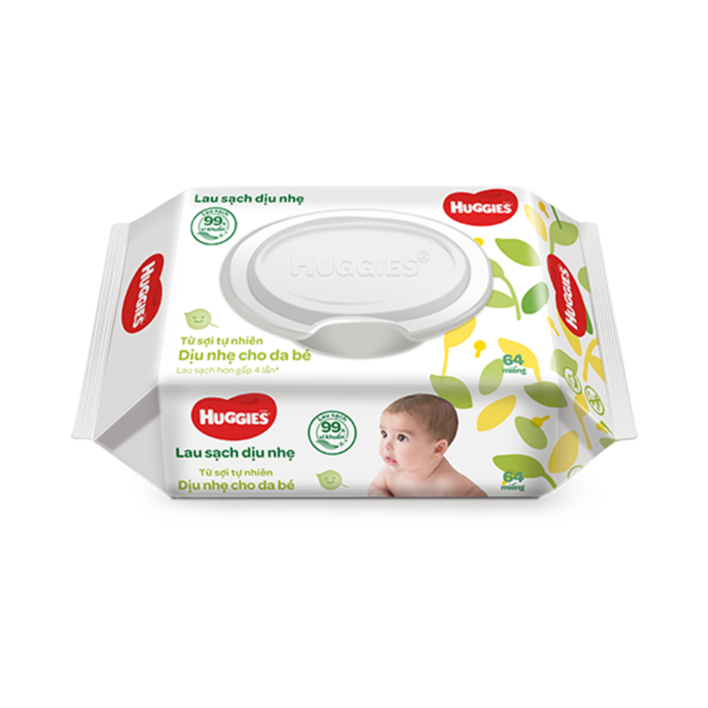 Tã dán sơ sinh Huggies Newborn NB74 - 74 miếng (dưới 5 kg) [Tặng khăn ướt 64 tờ