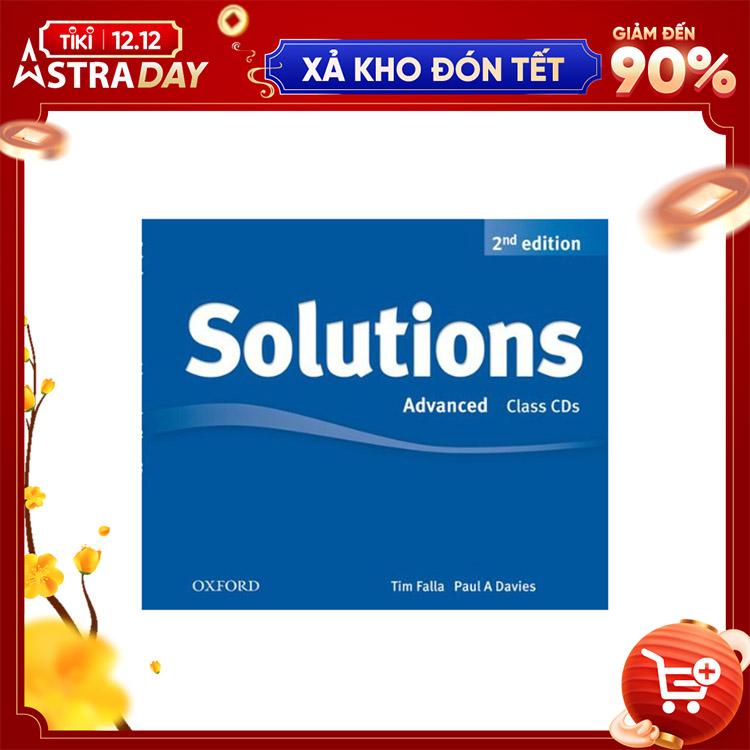 [Hàng thanh lý miễn đổi trả] Solutions (2E) Advanced Class Audio CDs (3 Discs)