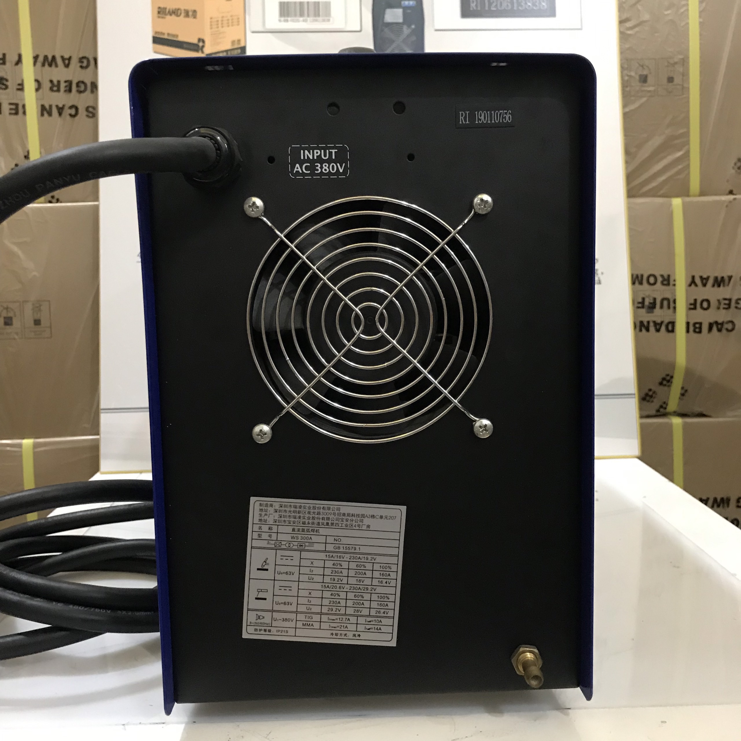 Máy hàn TIG Riland DC TIG 300A ( WS 300A ) Inverter