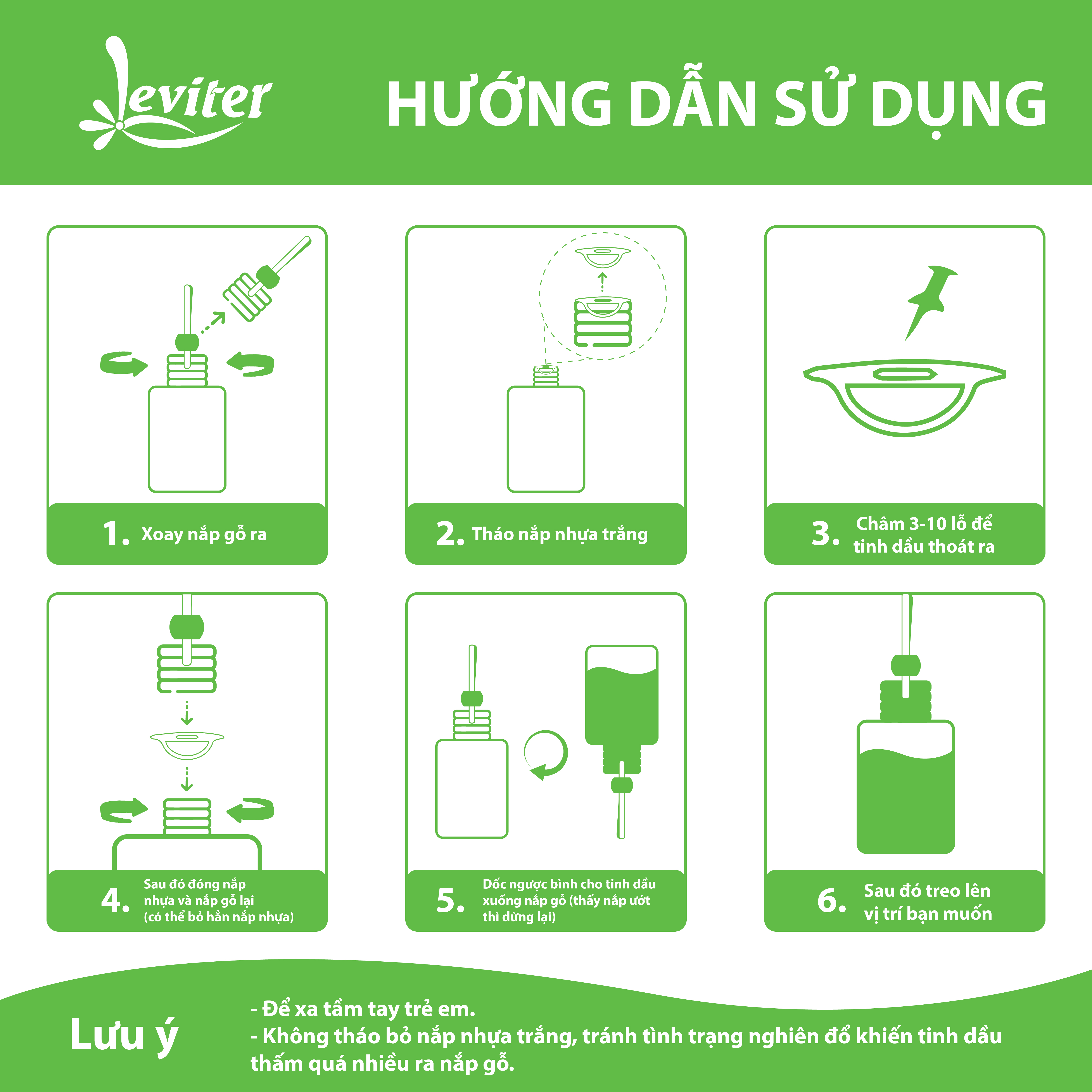 Tinh Dầu Chanh Leviter 10ml treo xe oto, treo tủ quần áo, treo phòng, treo nhà vệ sinh, khử mùi xe mới - Chiết xuất thiên nhiên, kháng khuẩn, thơm mát, dễ chịu.