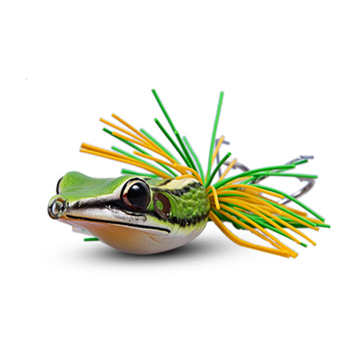 Mồi Nhái Giả Thái Lan Lotus Frog Câu Lure Cá Lóc Bông, Cá Lóc Đồng, Cá Chuối,  Lưỡi Có Chống Vướng ( 6.5gram / 45mm )