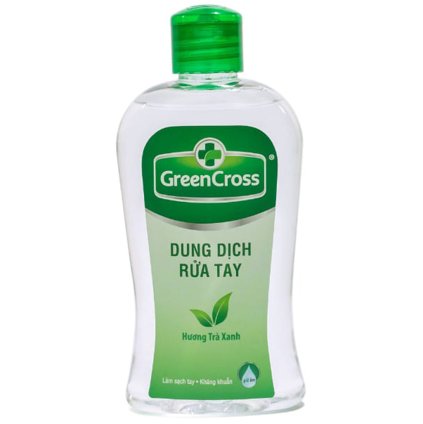 Nước Rửa Tay Khô Green Cross Hương Trà Xanh (250ml) - 8936027440760