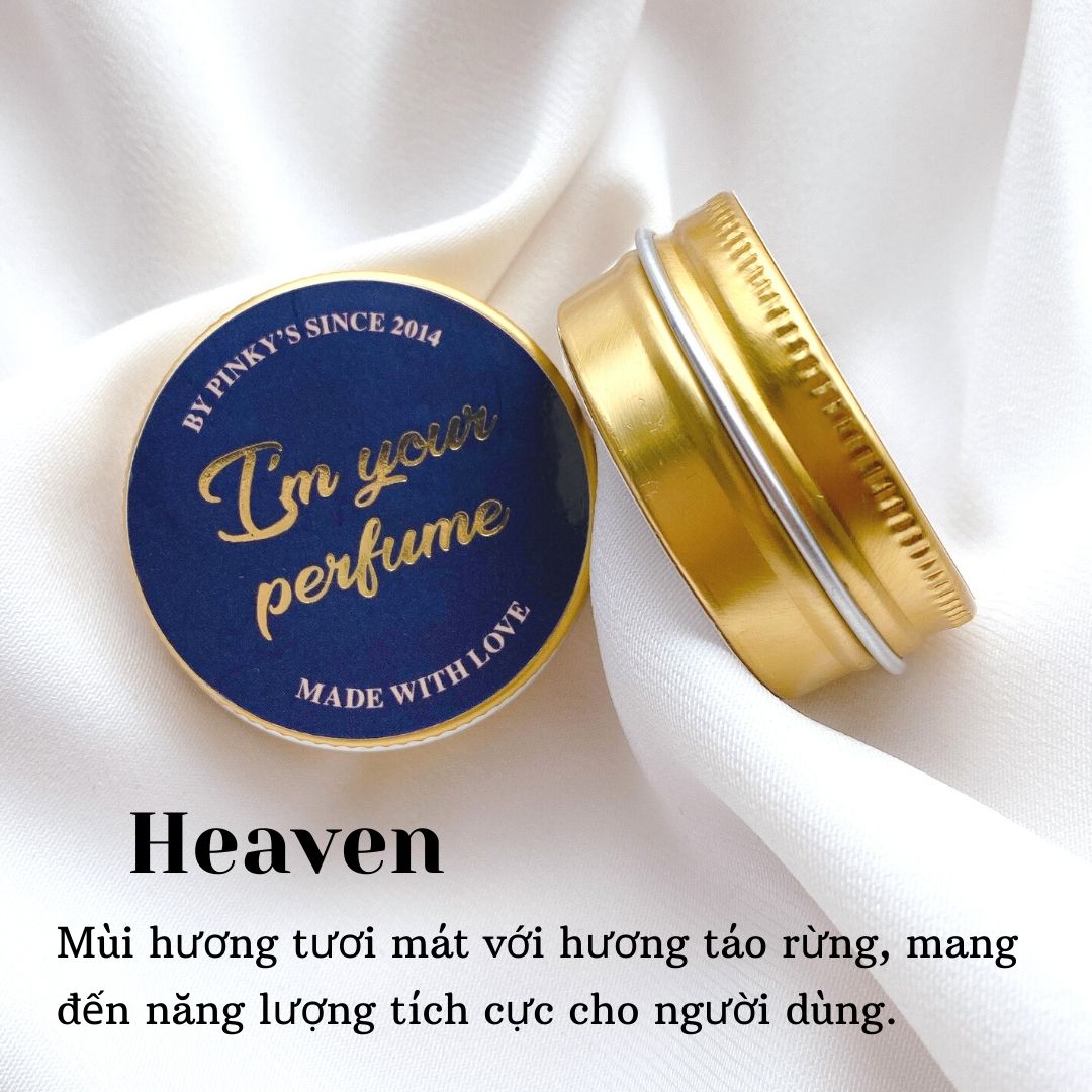 Nước Hoa Khô PINKY'S - mùi Heaven - Nước Hoa Sáp Bỏ Túi 15g - Chính Hãng thuộc bộ sưu tập I'm Your Perfume