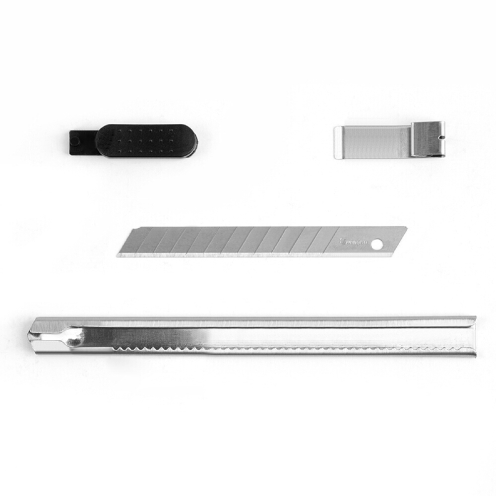 Dao rọc giấy inox (80x9x0.4mm) MG8212 Guangbo