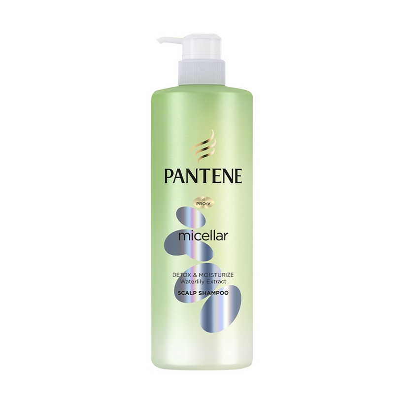 Dầu Gội Pantene Pro-V Micellar Làm sạch &amp; Dưỡng ẩm Chiết xuất Hoa súng 530 ml