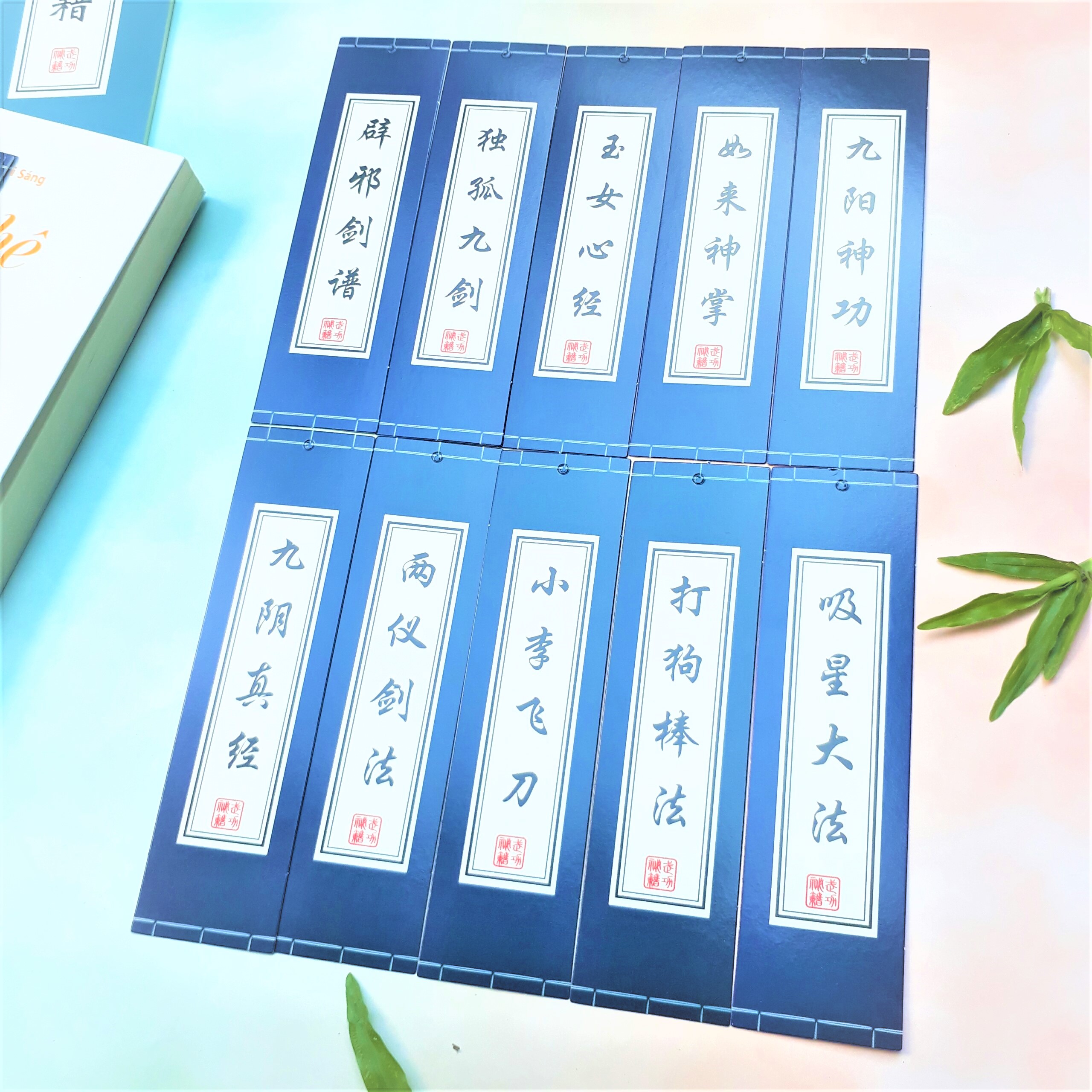 Bộ 30 Bookmark Đánh Dấu Sách Bí Kíp