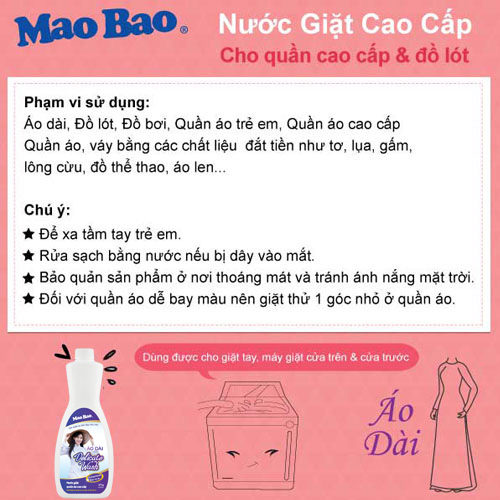 Nước giặt Mao Bao cao cấp