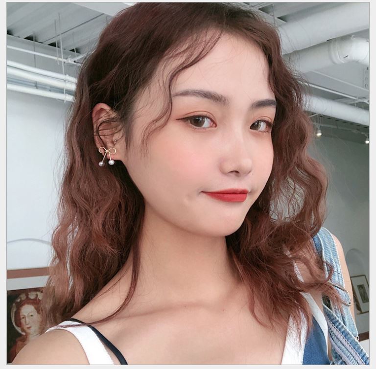 Khuyên tai Lộng Gió ngọc trai cao cấp bạc si 925 sáng đẹp