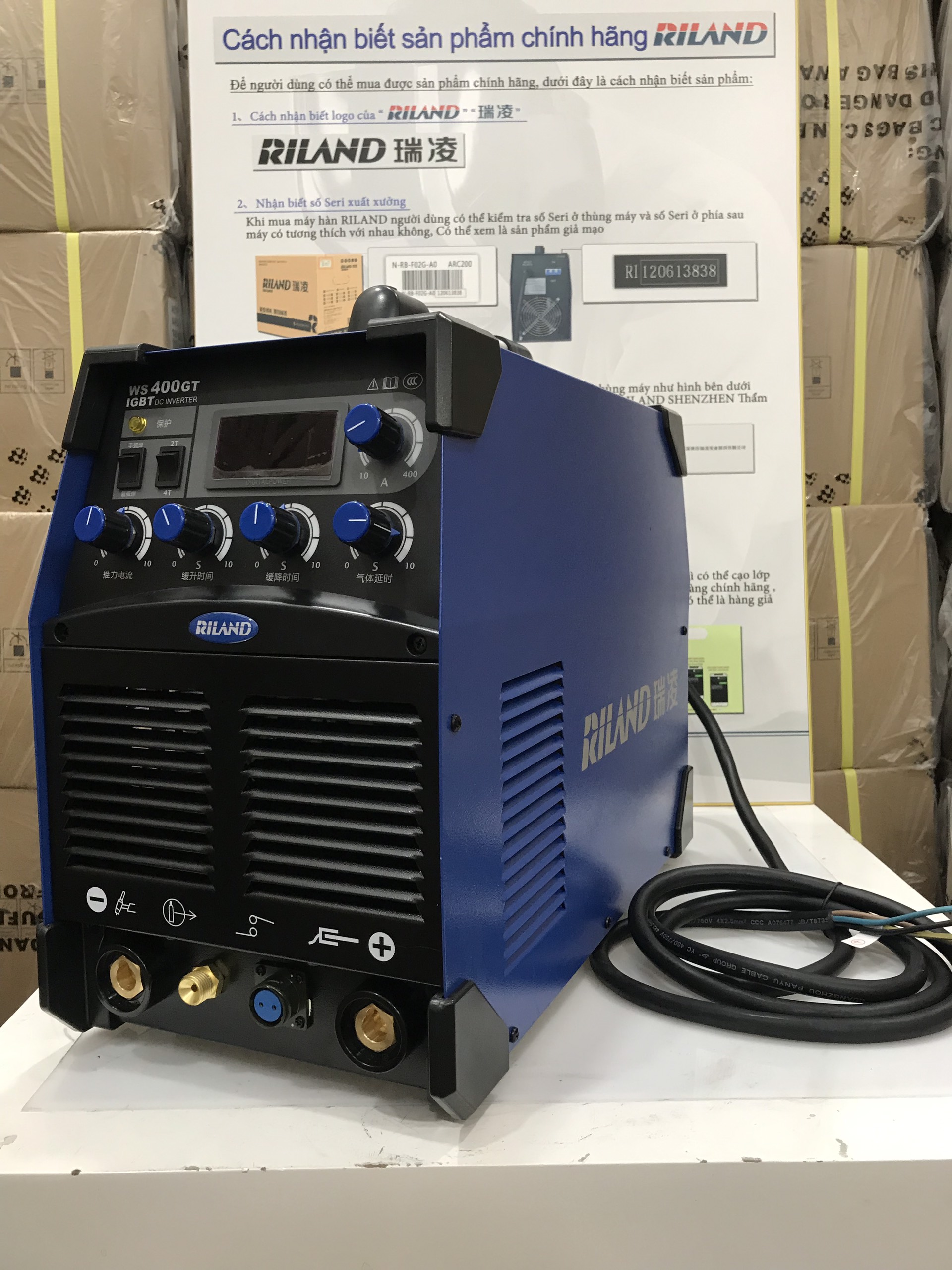Máy hàn TIG DC RILAND TIG 400GT