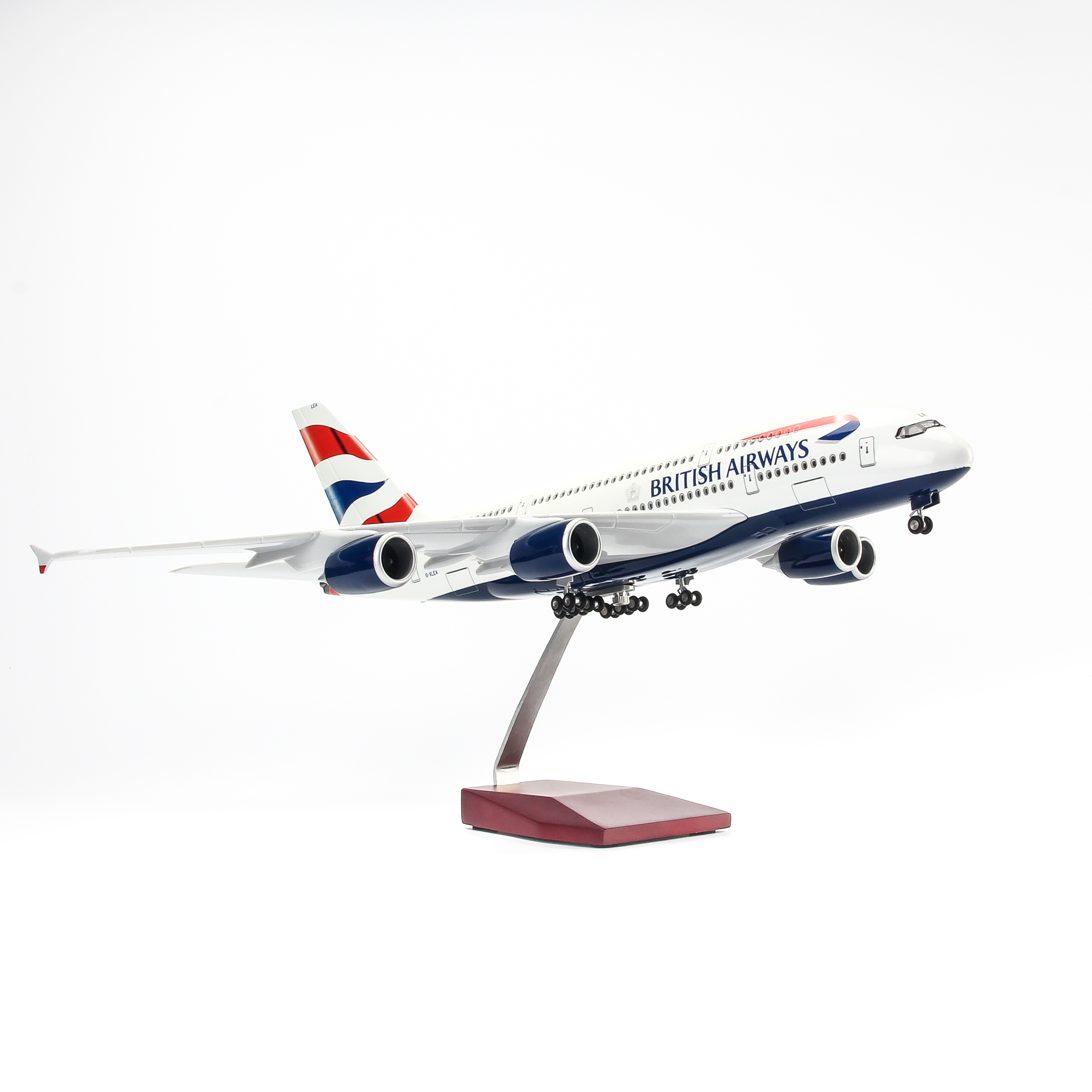 Mô Hình Máy Bay AIRBUS A380 BRITISH AIRWAYS 1:160 EVERFLY (47CM CÓ ĐÈN LED)