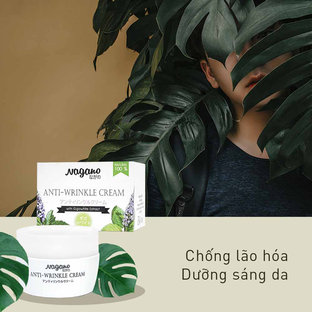 Kem Chống Lão Hóa Trắng Da Với Gigawhite Nagano 30g - Anti-Wrinkle Cream Nagano 30g - Kem chống các dấu hiệu lão hóa giúp trẻ hóa làn da